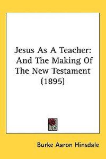 Jesus As a Teacher