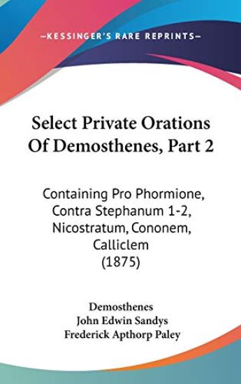 Select Private Orations of Demosthenes