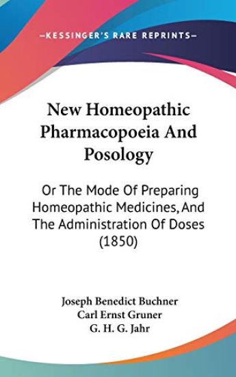 New Homeopathic Pharmacopoeia And Posology