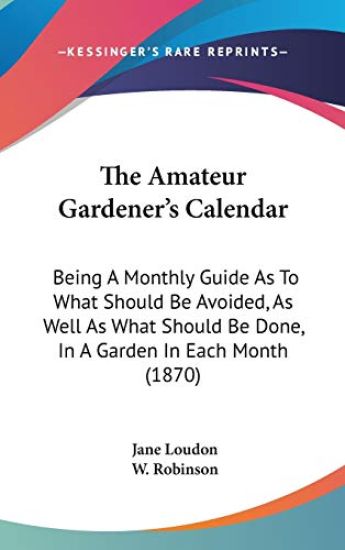Amateur Gardener's Calendar