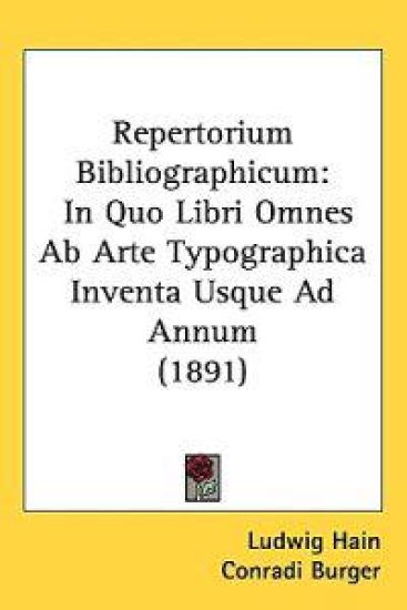 Repertorium Bibliographicum
