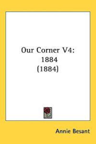 Our Corner Vol 4, 1884