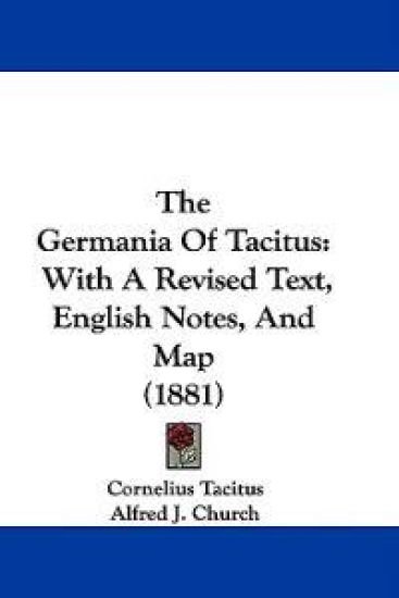 The Germania Of Tacitus