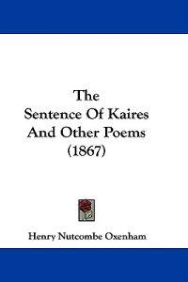 The Sentence Of Kaires And Other Poems (1867)