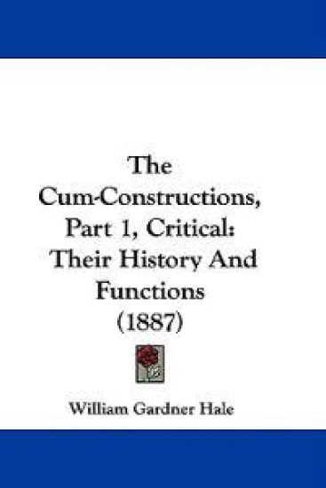 The Cum-Constructions, Part 1, Critical