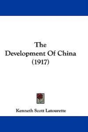 The Development Of China (1917)