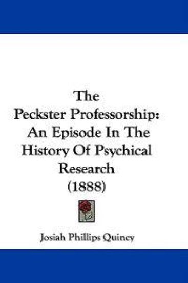 The Peckster Professorship