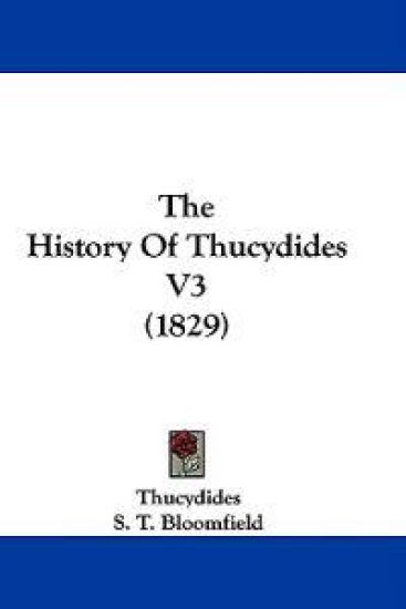 The History Of Thucydides V3 (1829)