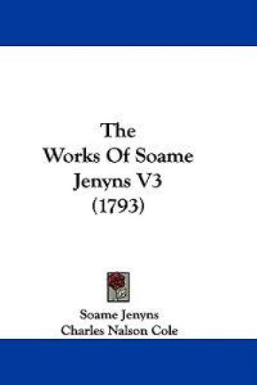 The Works Of Soame Jenyns V3 (1793)