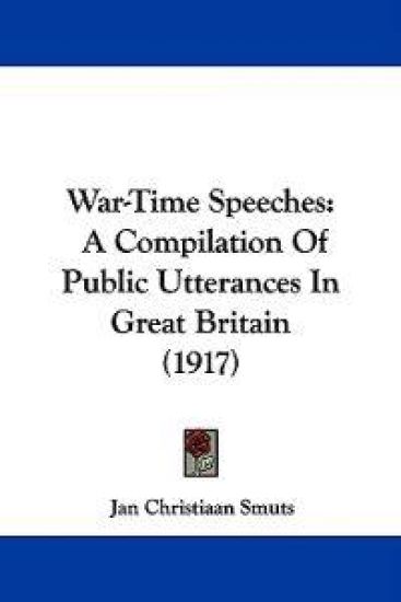War-Time Speeches
