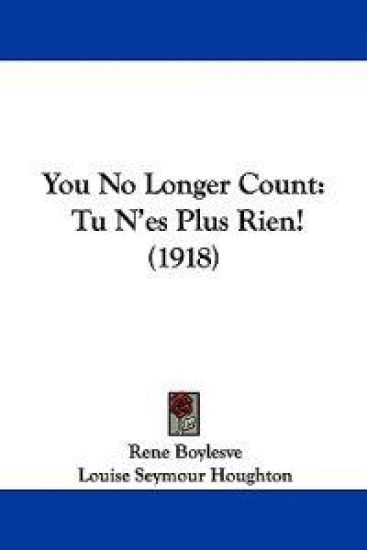 You No Longer Count