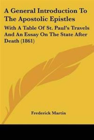 General Introduction To The Apostolic Epistles