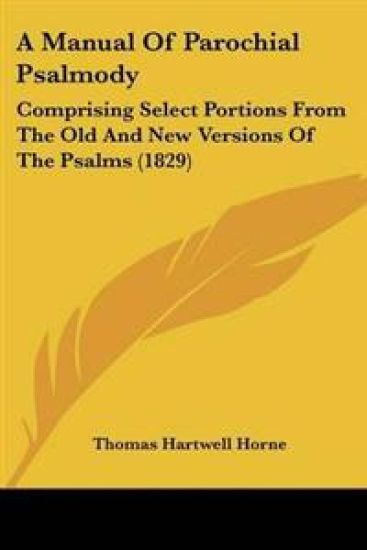 Manual Of Parochial Psalmody