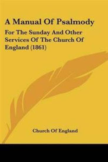 Manual Of Psalmody