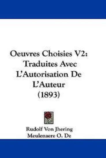 Oeuvres Choisies