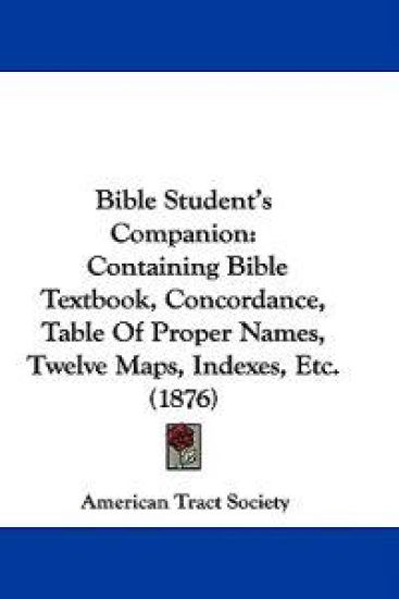 Bible Student's Companion