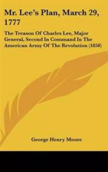 Mr. Lee's Plan, March 29, 1777
