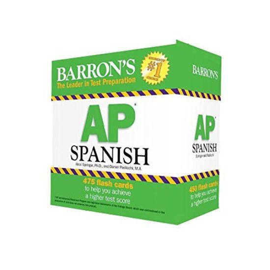 AP Spanish Flashcards, Second Edition: Up-to-Date Review and Practice + Sorting Ring for Custom Study