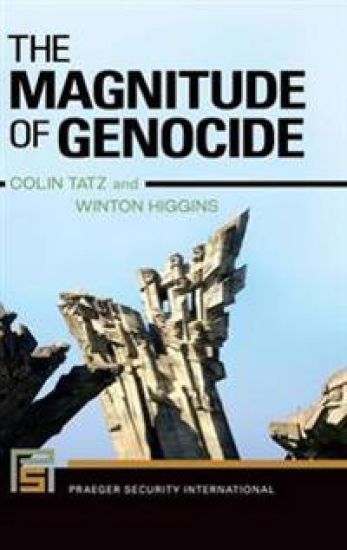 The Magnitude of Genocide – Colin Tatz, kirjan kansikuva