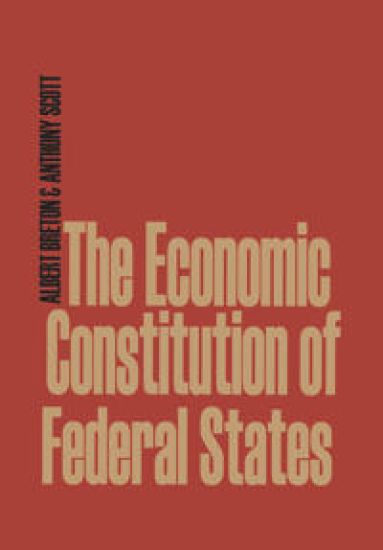 The Economic Constitution of Federal States