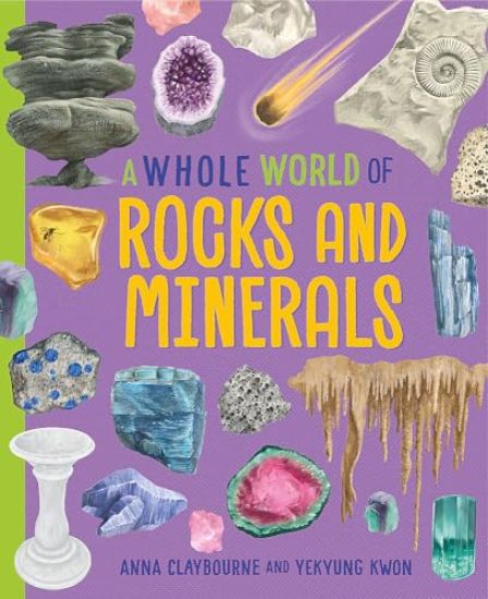 A Whole World of...: Rocks and Minerals – Anna Claybourne, kirjan kansikuva