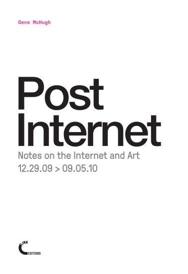 Post Internet