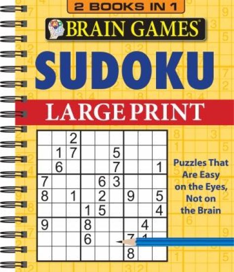 Brain Games - 2 Books in 1 - Sudoku