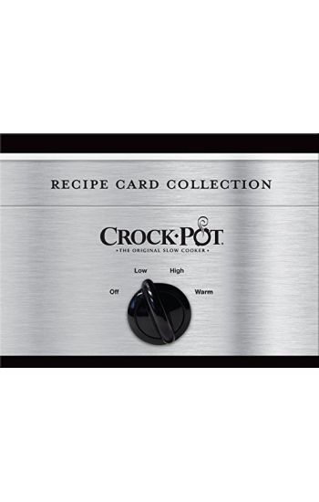 Crockpot Recipe Card Collection Tin (Silver)