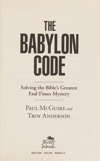The Babylon Code