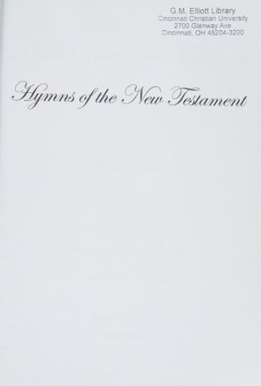 Hymns of the New Testament