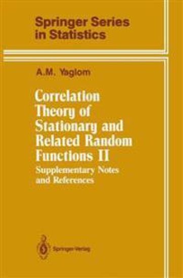 Correlation Theory of Stationary and Related Random Functions