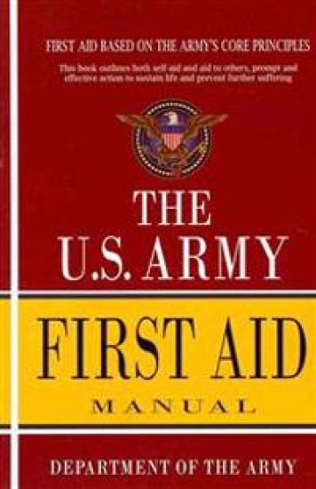 U.S. Army First Aid Manual – Department of the Army, kirjan kansikuva