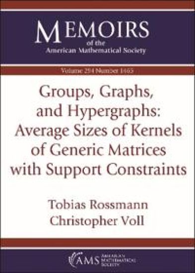 Groups, Graphs, and Hypergraphs: Average Sizes of Kernels of Generic Matrices with Support Constraints