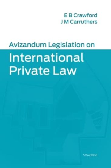 Avizandum Legislation on International Private Law