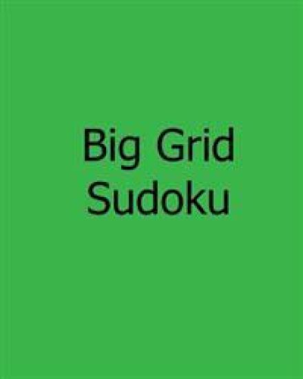 Big Grid Sudoku: Enjoyable, Large Print Puzzles