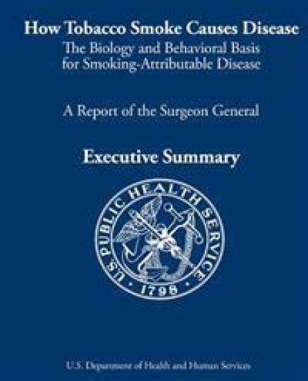 How Tobacco Smoke Causes Disease: The Biology and Behavioral Basis for Smoking-Attributable Disease: A Report of the Surgeon General