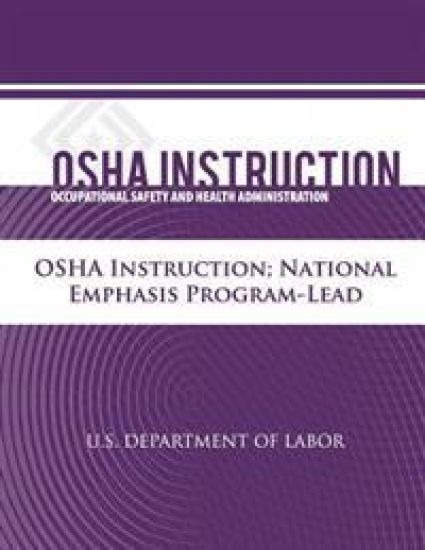 OSHA Instruction: National Emphasis Program - Lead