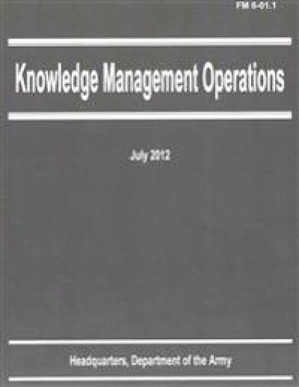 Knowledge Management Operations (FM 6-01.1)