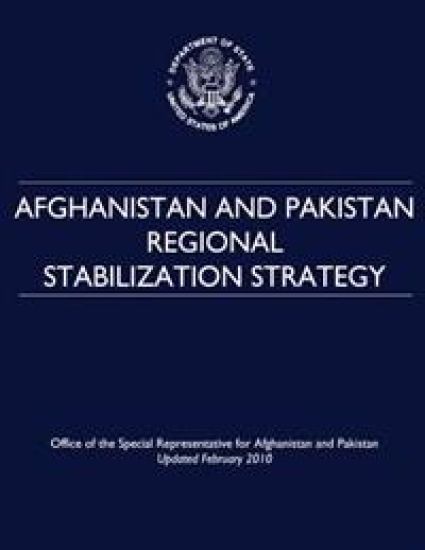 Afghanistan and Pakistan Regional Stabilization Strategy