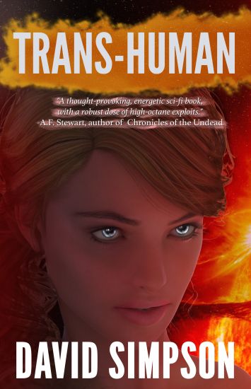 Trans-Human – David Simpson, kirjan kansikuva