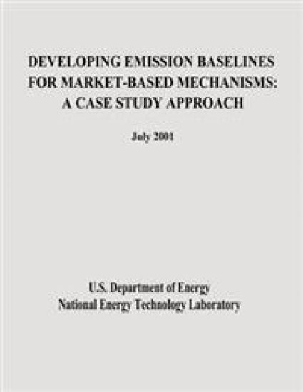 Developing Emission Baselines for Market-Based Mechanisms: A Case Study Approach