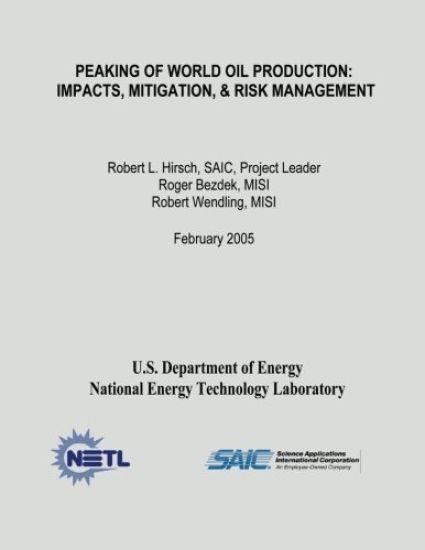 Peaking of World Oil Production: Impacts, Mitigation, & Risk Management