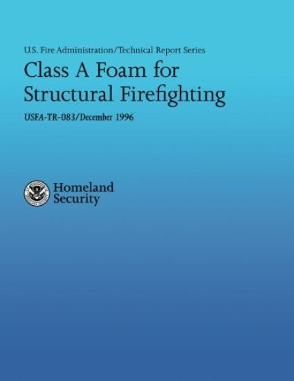 Class A Foam for Structural Firefighting