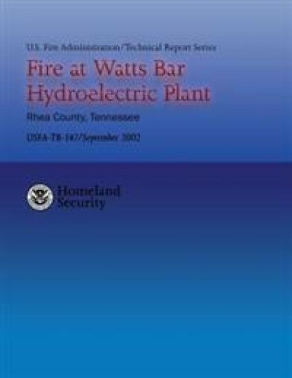 Fire at Watts Bar Hydroelectric Plant