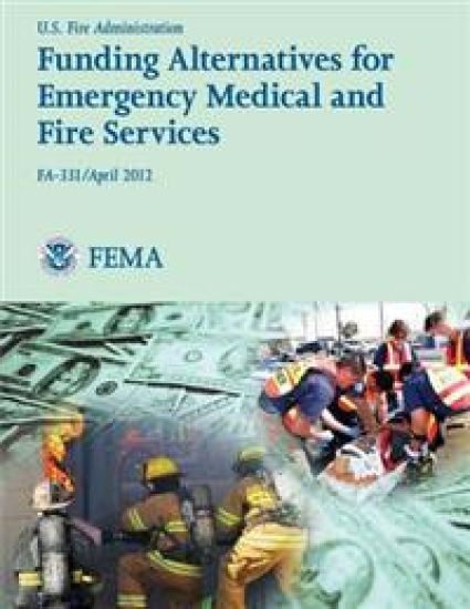 Funding Alternatives for Emergency Medical and Fire Services – U. Department of Homeland Security Fema, kirjan kansikuva