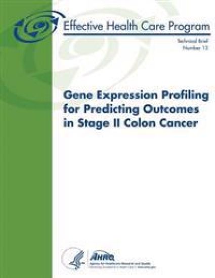 Gene Expression Profiling for Predicting Outcomes in Stage II Colon Cancer: Technical Brief Number 13