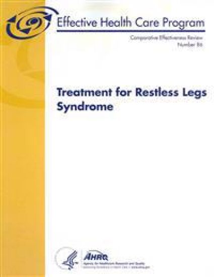 Treatment for Restless Legs Syndrome: Comparative Effectiveness Review Number 86