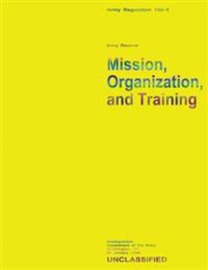 Mission, Organization, and Training