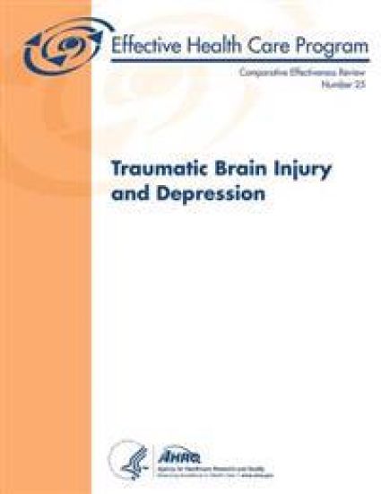 Traumatic Brain Injury and Depression: Comparative Effectiveness Review Number 25