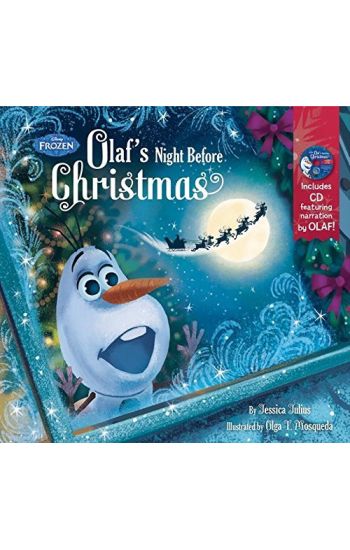 Frozen Olaf's Night Before Christmas Book & CD